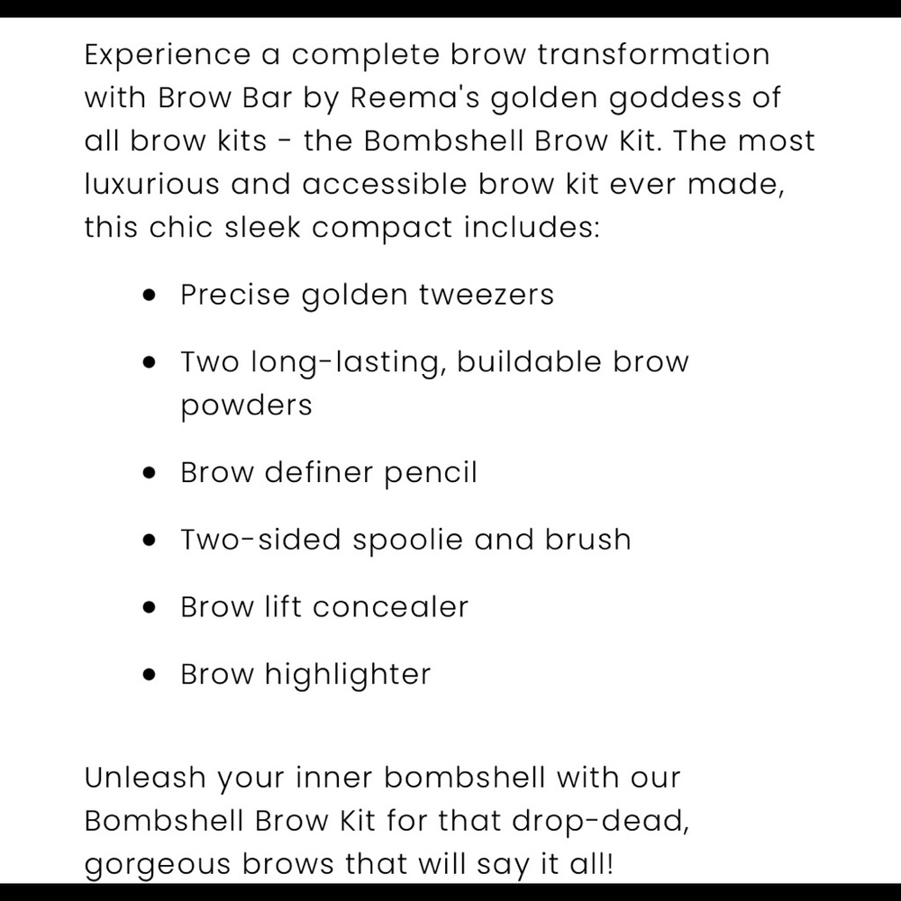 Reema bombshell brow kit - Picture 8 of 8